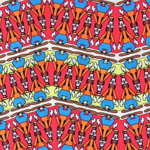 LulaRoe Disney IRMA Red Sz XS Goofy Anthropomorphic Dog Tunic Top New High Low - Picture 3 of 9